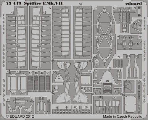 Go to product EDUARD 73449 - 1:72 Spitfire F.Mk.VII