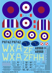 TECHMOD 24006 - 1:24 Supermarine Spitfire Mk.Vb