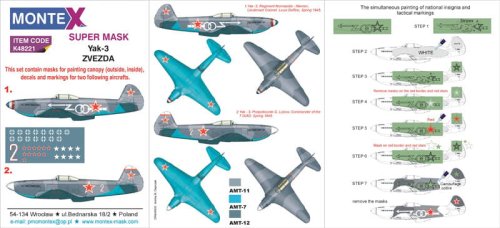 Go to product MONTEX K48221 - 1:48 Yak-3