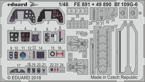 Go to product EDUARD FE891 - 1:48 Bf 109G-6