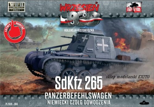 Go to product FIRST TO FIGHT 004 -  September 1939 - 1:72 Sd.Kfz.265 Panzerbefehlswagen