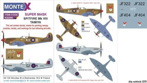 Go to product MONTEX K32290 - 1:32 Spitfire Mk. VII