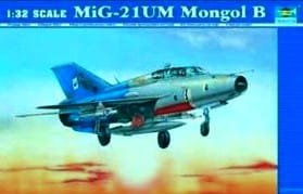TRUMPETER 02219 - 1:32 MiG-21UM Mongol B