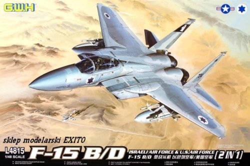 Go to product GREAT WALL HOBBY 4815 - 1:48 F-15 B/D Israeli Air Force & U.S.Air Force