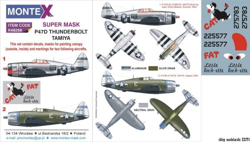 Go to product MONTEX K48268 - 1:48 P-47D Razorback