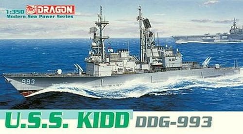 Go to product DRAGON 1014 - 1:350 USS Kidd DDG-993