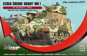 MIRAGE 728004 - 1:72 Medium Tank General Grant Mk.I - El Alamein 1942
