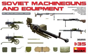 MINIART 35255 - 1:35 Soviet Machineguns & Equipment