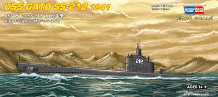 Go to product HOBBY BOSS 87012 - 1:700 USS Gato SS-212 1941