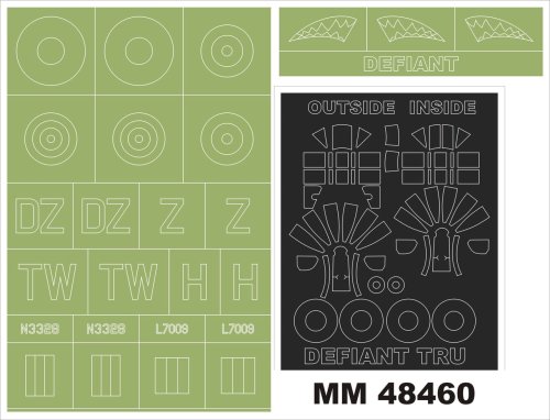 Go to product MONTEX MM48460 - 1:48 Defiant Mk.I