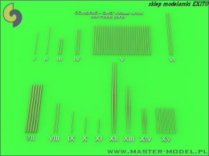 MASTER SM-350-077 - 1:350 SMS Viribus Unitis battleship masts and yards set