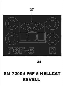 Go to product MONTEX SM72004 - 1:72 F6F-5 Hellcat