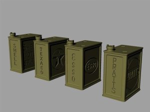 PANZERART 35147 - 1:35 2 Gal British POW Canisters (Commercial set)