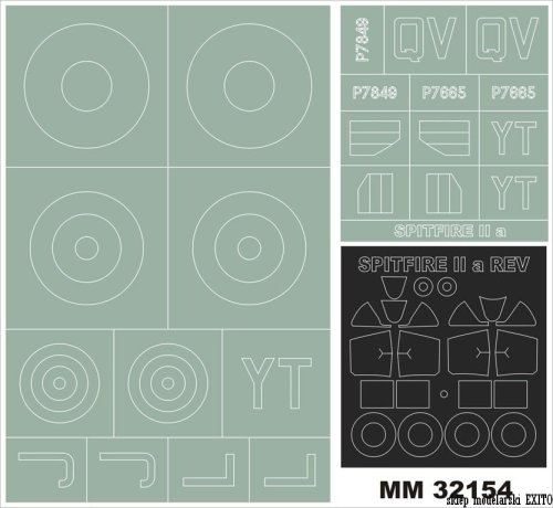 Go to product MONTEX MM32154 - 1:32 Spitfire Mk.IIa