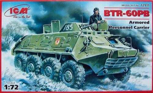 Go to product ICM 72911 - 1:72 BTR-60PB, Armored Personnel Carrier
