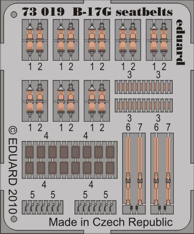 Go to product EDUARD 73019 - 1:72 B-17 seatbelts