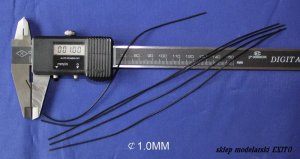 RIICH MODELS 30007 - Soft Pipes for Modelling Purpose 1.0 x 200mm x5 per set
