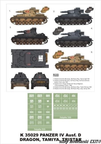 Go to product MONTEX K35029 - 1:35 Pz.Kpfw.IV Ausf.D