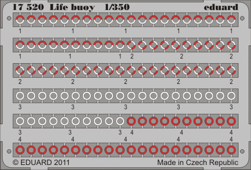 Go to product EDUARD 17520 - 1:350 Life buoy