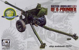 AFV CLUB 35217 - 1:35 British Ordnance QF 6-Pounder Anti Tank Gun Mk.IV