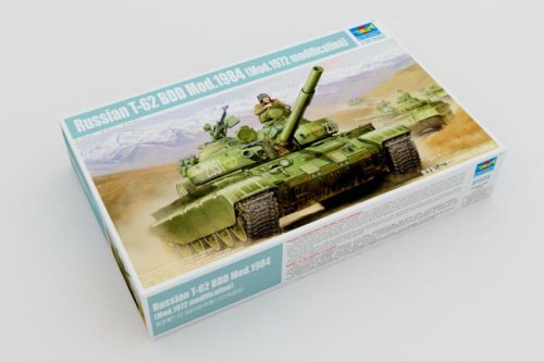 Go to product TRUMPETER 01554 - 1:35 Russian T-62 BDD Mod.1984 (Mod.1972 modification)