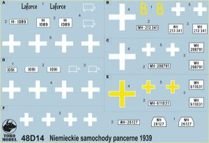 TORO MODEL 48D14 - 1:48 German armoured cars in Poland September 1939