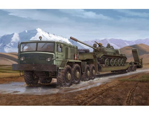 Go to product TRUMPETER 00211 - 1:35 MAZ-537G intermediate type with MAZ/ChMZASP 5247G semi-trailer