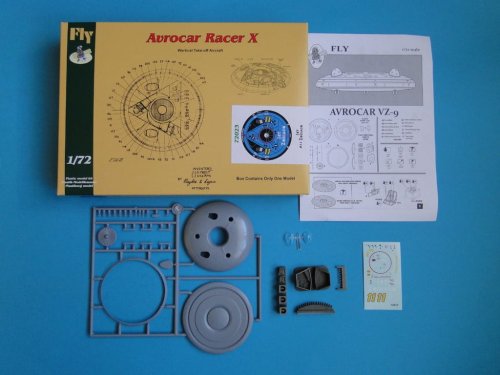 Go to product FLY 72023 - 1:72 Avrocar Racer X Jet Zodiaco