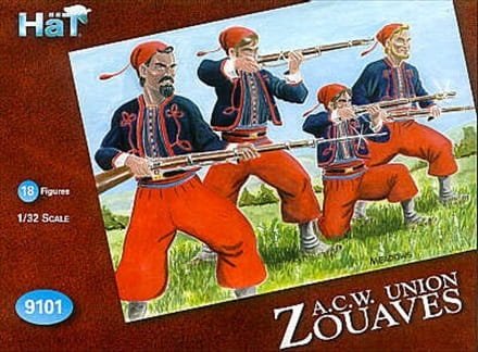 Go to product HAT 9101 - 1:32 American Civil War Zouaves 2nd set