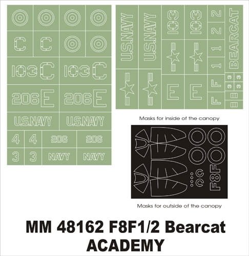 Go to product MONTEX MM48162 - 1:48 F8F1/2 Bearcat