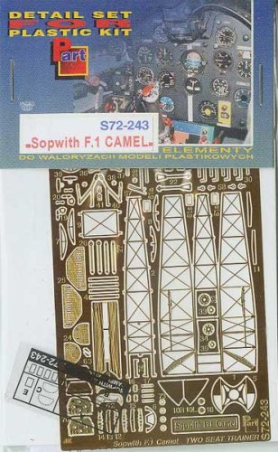 Go to product PART S72243 - 1:72 Sopwith F.1 Camel (two seat trainer)