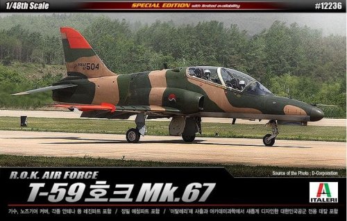 Go to product ACADEMY 12236 - 1:48 R.O.K. Air Force T-59 Hawk Mk.67