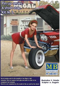 MASTER BOX 24017 - 1:24 A short stop Kit No3 Pin-up series