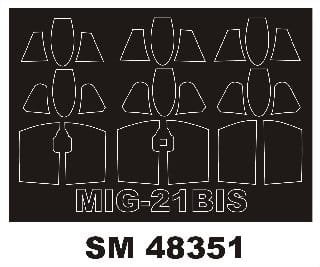 Go to product MONTEX SM48351 - 1:48 MiG-21 Bis