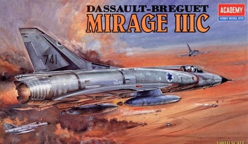 Go to product ACADEMY 12247 - 1:48 Mirage III-C