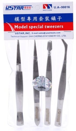 Go to product U-STAR UA90016 - Tweezers Kit 4 in 1