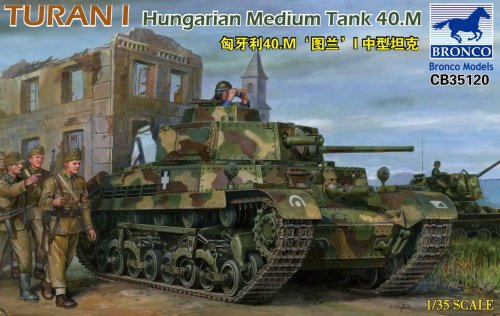 Go to product BRONCO CB 35120 - 1:35 Hungarian Medium Tank 40.M Turan I