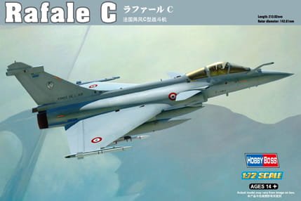 Go to product HOBBY BOSS 87246 - 1:72 Rafale C