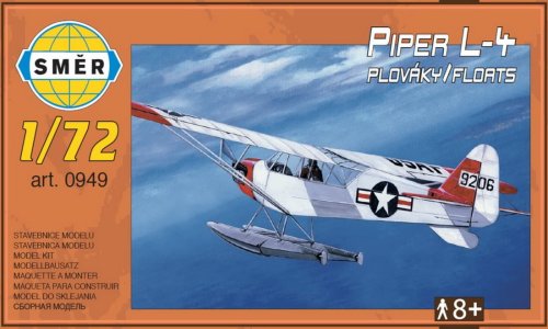 Go to product SMER 0949 - 1:72 Piper L-4 floatplane