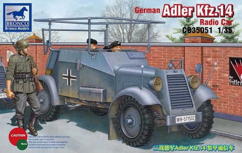 Go to product BRONCO CB 35051 - 1:35 Adler Kfz.14 Radio Armored Car