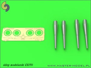 MASTER AM-48-083 - 1:48 Hawker Typhoon Mk IB cannon barrels late type with fairings