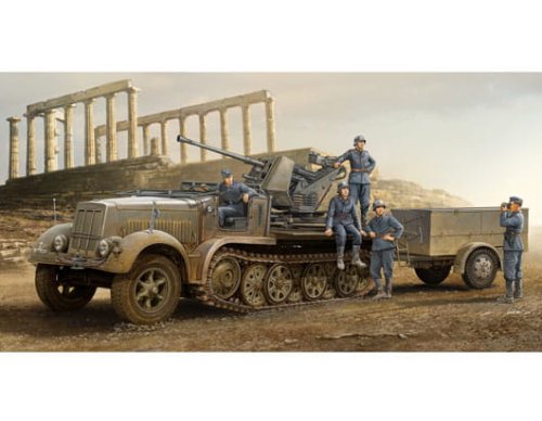 Go to product TRUMPETER 01525 - 1:35 German 3.7cm Flak 37 auf Selbstfahrlafette (Sd.Kfz.7/2 Early Version)