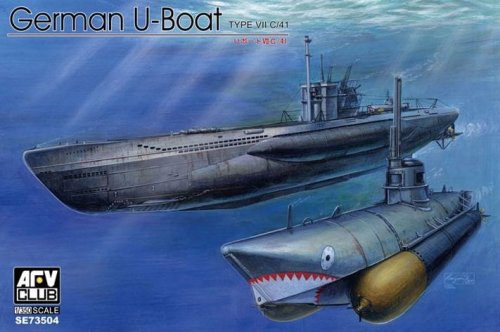 Go to product AFV CLUB SE 73504 - 1:350 German U-Boat Type VII C/41