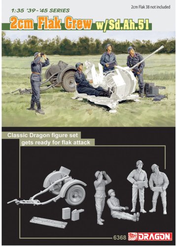 Go to product DRAGON 6368 - 1:35 2cm Flak Crew w/Sd.Ah.51
