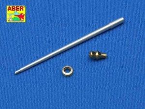 ABER 72L-36  - 1:72 8,8 cm KwK 43 L/71 German tank barrel for Tiger II early Porsche turm
