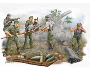 TRUMPETER 00425 - 1:35 German Field Howitzer Gun Crew (on firing)