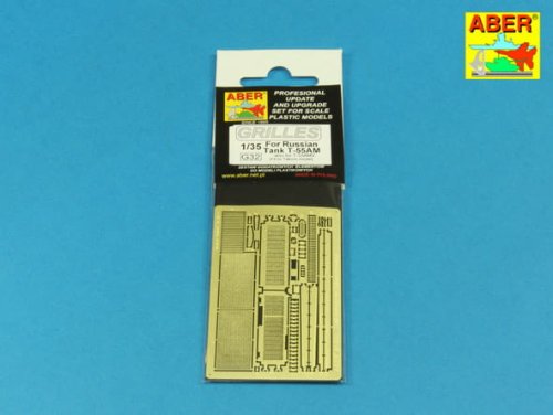 Go to product ABER G32 - 1:35 Grilles for Russian Tank T-55AM / T-55AMV