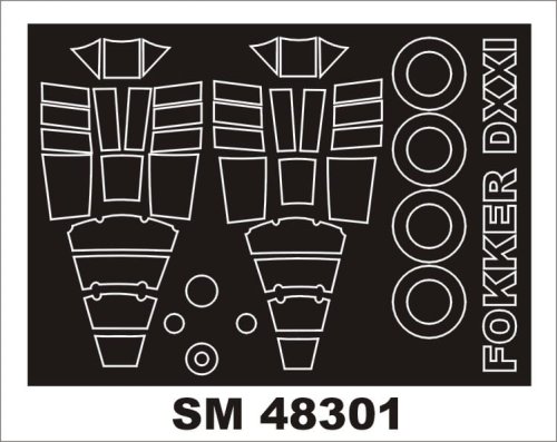 Go to product MONTEX SM48301 - 1:48 Fokker D-XXI Wasp engine