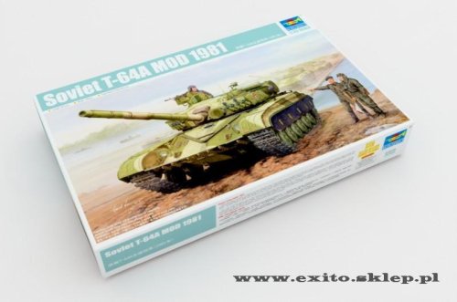 Go to product TRUMPETER 01579 - 1:35 Soviet T-64A MOD 1981