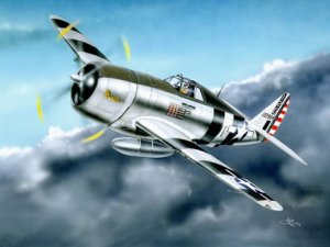 TRUMPETER 02262 - 1:32 P-47D Thunderbolt "Razorback"